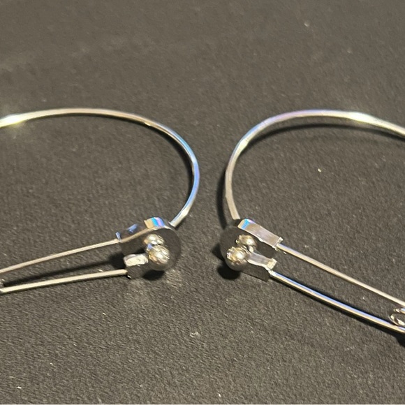 2pc Set Paperclip Ring & Bracelet Set (Ring size 6 with Clear CZ) - Picture 3 of 6